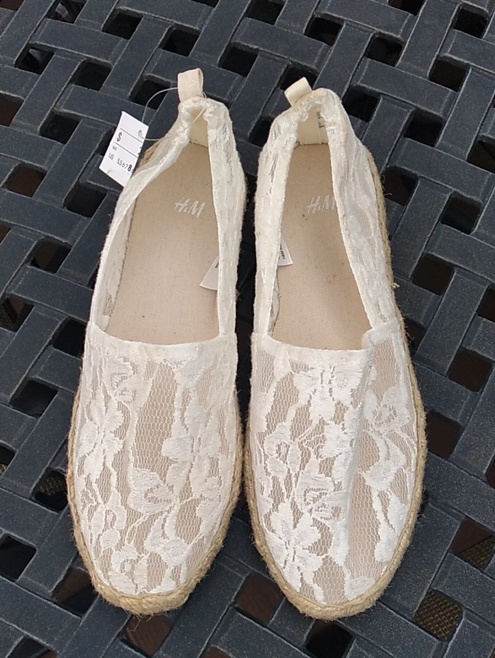 H&M Lace espadrilles